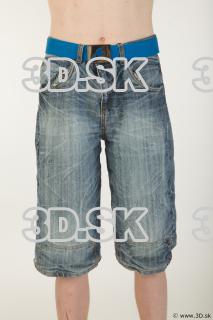 Thigh blue jeans shorts of Wesley 0001